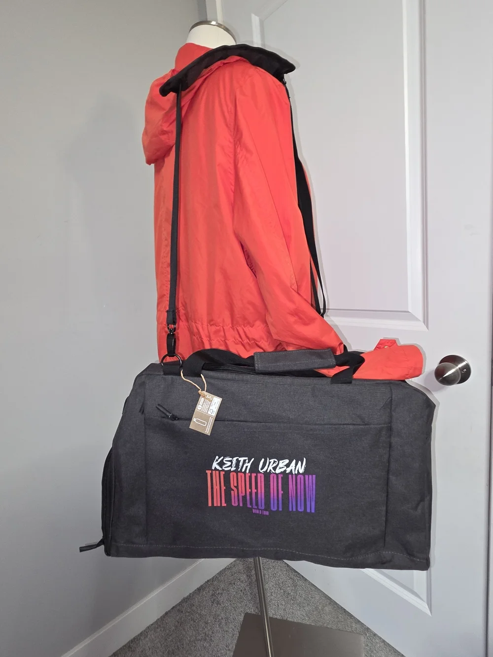Keith Urban The Speed of Now Duffel Bag Travel Overnight Gym Bag Music Festival